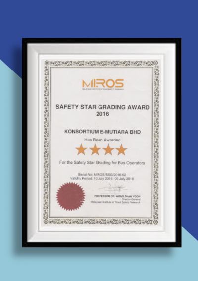 Safety Star Grading Award